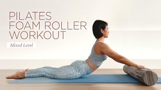 30 minute Pilates Foam Roller Workout  Mixed level [upl. by Asilak]