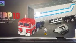 Unboxing Mpp10 trailer deformation era Optimus prime KO [upl. by Ramsdell526]