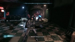 Miagani tunnel fight Knightmare difficulty Arkham Knight [upl. by Chasse778]