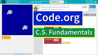 Learning Sprite Lab CS Express Lesson 358  Course E 208 Codeorg Tutorial with Answers [upl. by Tani]