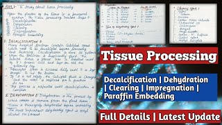 To study about Tissue Processing  Tissue Processing  Tissue Processing in histopathology [upl. by Bortman]