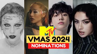 MTV VMAS 2024 NOMINATIONSNOMINACIONES [upl. by Elana]