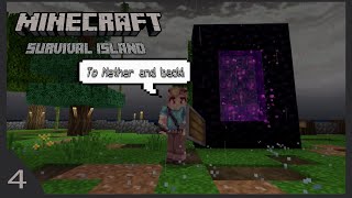 【Minecraft】Island Survival Day 4 Into the depths of Hell [upl. by Auqinom]