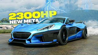 NEW FASTEST CAR 2300HP Rimac Nevera in The Crew Motorfest [upl. by Philan]