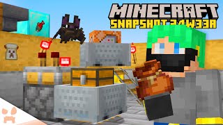 BUNDLES HUGE REDSTONE  MINECART OVERHAUL FISH  A LOT MORE  Minecraft Snapshot 24w33a [upl. by Ricky]