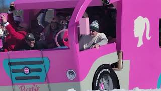 Preston amp Steves Cardboard Classic 2024  Preston takes the wheel of the Barbie Van 😂 [upl. by Khosrow]