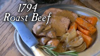 Delicious 1794 Roast Beef  Dutch Oven Cooking [upl. by Mcadams]