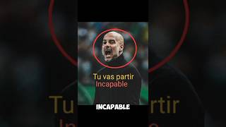 😭 Pep guardiola risque se fait limogé au mon Dieu [upl. by Esikram942]