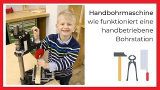 Handbohrmaschine Wie funktioniert eine handbetriebene Bohrstation [upl. by Eiramait748]