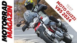 Moto Guzzi V85TT 2024 Test – Mehr Power Elektronik Varianten [upl. by Kieffer240]