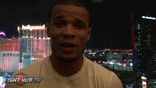 CHRIS EUBANK JR quotI seen Mayweather train Hes not taking McGregor lightlyquot picks Mayweather to win [upl. by Heise455]