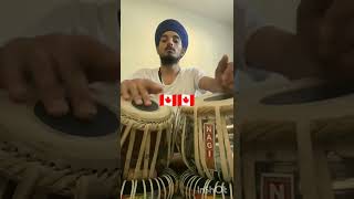 online tabla student canada🇨🇦  kayda teen taalmusic tablalovers classicaltabla [upl. by Araed]