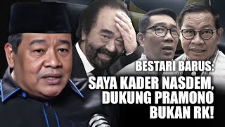 Eksklusif BESTARI BARUS KHIANATI NASDEM DUKUNG PRAMONO BUKAN RIDWAN HINGGA KRITIKAN VIDEO JOKOWI [upl. by Aseret207]