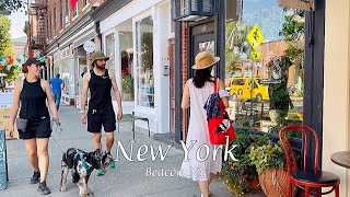 4K quotWalking Tour Beacon NYquot A train getaway to a lovely town in Hudson Valley vlog beaconny [upl. by Elesig791]