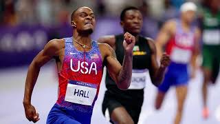 Quincy Hall comes from behind in 400 wins Olympic gold for US [upl. by Hoxie]