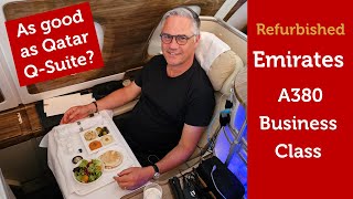 Emirates Business Class A380 Review [upl. by Cassie]