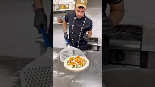 Pesto amp Jumbo Shrimp neapolitan pizza with recipe🍕🦐🍃🔥pizza cooking recipe shorts [upl. by Chivers500]