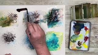 WHAT IS BRUSHO HOW I USE IT IN MY WATERCOLOUR PAINTING [upl. by Bannerman]