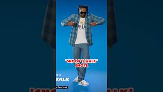 NEW SNOOP’S WALK Emote Showcase in Fortnite Remix fortnite [upl. by Yhtomiht]