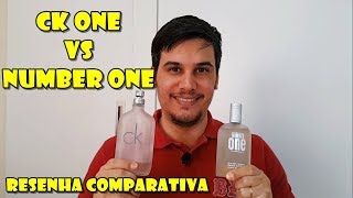 Resenha Perfume CK One e seu contratipo Number One da Paris Elysees [upl. by Aihsilef]