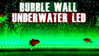 Setting Up Underwater Aquarium Lights LED Bubble Wall [upl. by Crescantia408]