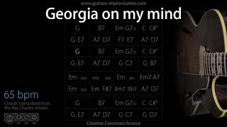 Georgia On My Mind  Backing Track [upl. by Ysiad]