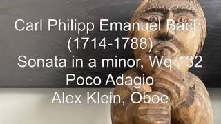 CPE Bach Sonata in a minor Alex Klein oboe [upl. by Pliske]