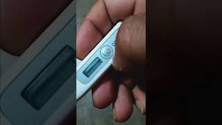 OMRON Thermometer change celcius to Fahrenheit process omron thermometer fever sick [upl. by Anehta]