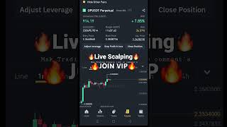 1minit scalping crypto binanaceshorts short trading [upl. by Armelda617]