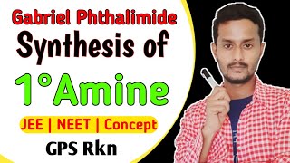 Gabriel Phthalimide Synthesis of 1° Amine  JEE  NEET  12 th  Reaction Mechanism  Chemistry [upl. by Tare195]