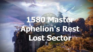 1580 Master Aphelions Rest Lost Sector  Season of the Risen [upl. by Alvar]