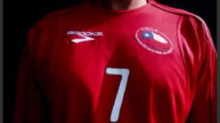 Camiseta Brooks de Chile para el Mundial 2010 [upl. by Ahsaercal400]