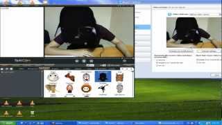 SplitCam Webcam Effect Video Darth Vader 3D mask [upl. by Nnaaras]