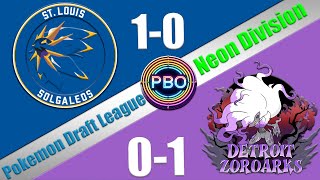 Pokémon Draft League  St Louis Solgaleos VS Detroit Zoroarks  S7 W2 Neon Div [upl. by Halstead534]