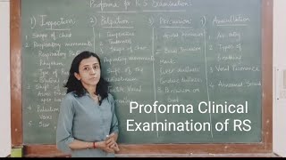 Respiratory System Examination  Proforma clinicalexamination [upl. by Primrose]