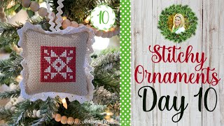 🎄Classic Stitchy Ornament 10 Cross Stitch Christmas Ornament SAL [upl. by Guevara]