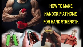 HOW TO MAKE HAND GRIP AT YOUR HOME  Gym Equipment In Home [upl. by Akinyt]