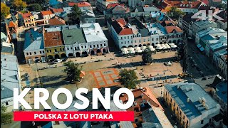 KROSNO z drona 4K stare miasto z lotu ptaka drone footage [upl. by Yro]