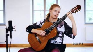 Leonora Spangenberger 13 plays 12 Etudes by Heitor Villa Lobos Etude No 1 [upl. by Mosra]