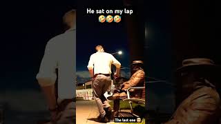 Drank Guy Sit On My Lap 😂 prank funny comedy funnyprank reaction explore mahdifun jokes [upl. by Zetnod]