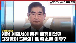 김용현의 오판 계엄령과 동시에 한미연합사에 계엄군의 지휘 권한이 넘어가는 걸 몰랐나 계엄 계획서에 동원될 3천명이 5분의1 로 축소된 이유는한미연합사의 작전권 프로토콜 [upl. by Anna-Diane332]