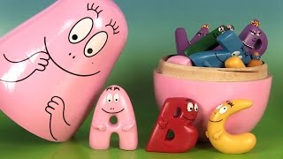 Alphabet des Barbapapa Abécédaire Learn French Letters [upl. by Nolyat]