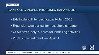 DEQ issues draft Environmental Assessment for proposed Lake County landfill expansion [upl. by Gerfen]