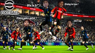 Team BAGAIKAN KUCING DAN ANJING😂 DEKAH DUA ORANG NI  Efootball 24  WF  NTAHgamingGOHAN amp JEFF [upl. by Megargee]