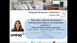 Desarrollo y aplicación de polímeros molecularmente impresos con propiedades magnéticasP Taboada [upl. by Solram]