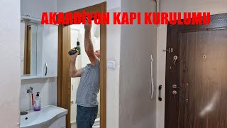 ANNEMİN EVİNİN TAMİR İŞLERİ VE AKARDİYON KAPISINI KURDUK [upl. by Yecnuahc]