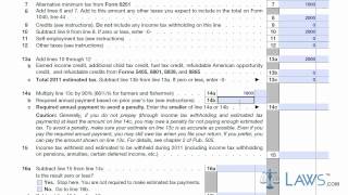 Learn How to Fill the Form 1040ES Estimated Tax for Individuals [upl. by Enenstein]