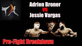 Striking Thoughts  Broner vs Vargas PreFight Breakdown amp Comparison [upl. by Marris823]