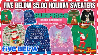 🏃🏻‍♀️‍➡️🏃🏻‍♀️‍➡️🏃🏻‍♀️‍➡️GOING FAST 500 CHRISTMAS SWEATERS AT FIVE BELOW fivebelow [upl. by Barayon]