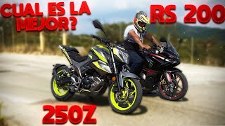 🏁CARRERAS  😎 Pulsar RS 200 vs 250z [upl. by Vaenfila]